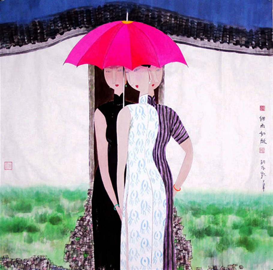 胡永凯绘画作品精选