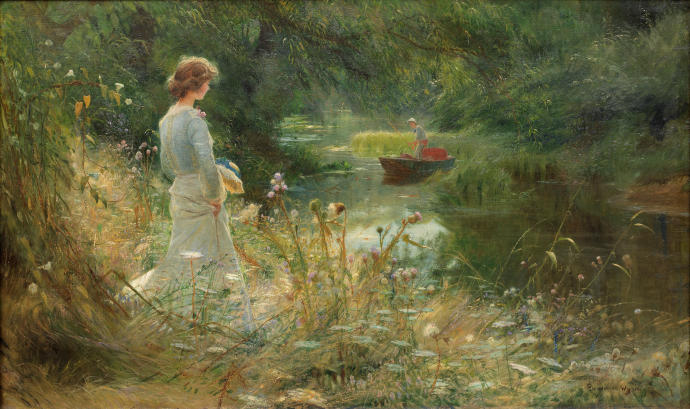 The Backwater，Charles William Wyllie