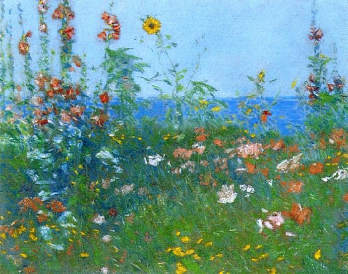 Childe Hassam (美)《罂粟花，浅滩群岛》