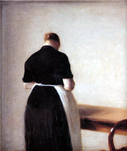 Vilhelm Hammershoi (丹麦) 作品