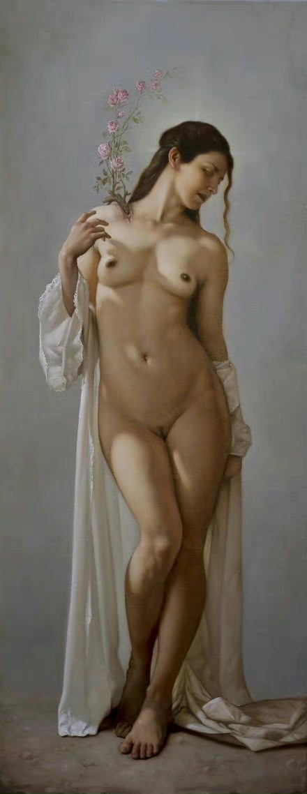 巴洛克风格的人体油画作品