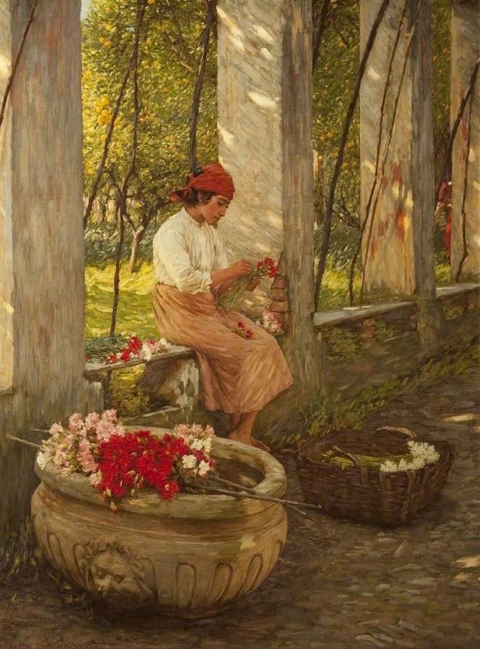 Henry Herbert La Thangue《A Ligurian Flow