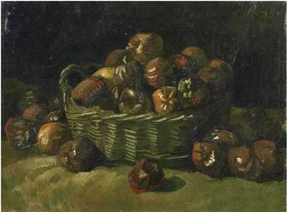  梵高 《苹果篮》 Basket of Apples