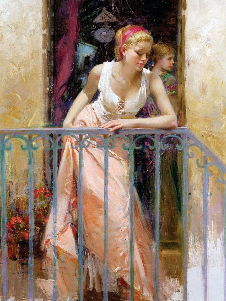 皮诺·德埃尼（Pino Daeni）《阁楼上的朱丽叶》