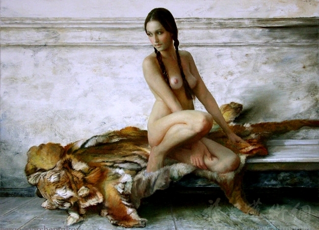 中国美术馆俄罗斯人体油画馆藏作品