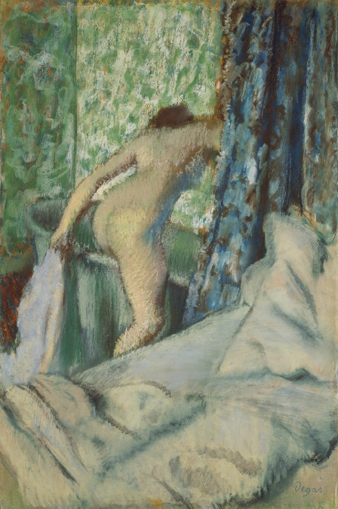 Edgar Degas《The Morning Bath》（早上洗澡）