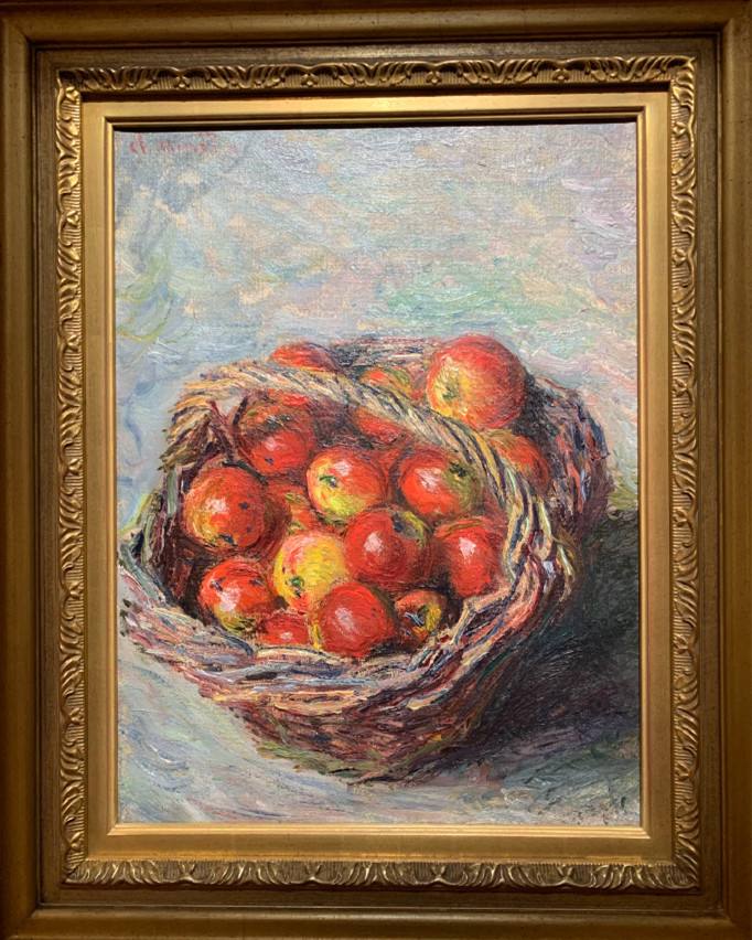 克劳德·莫奈《一篮苹果》Basket of Apples