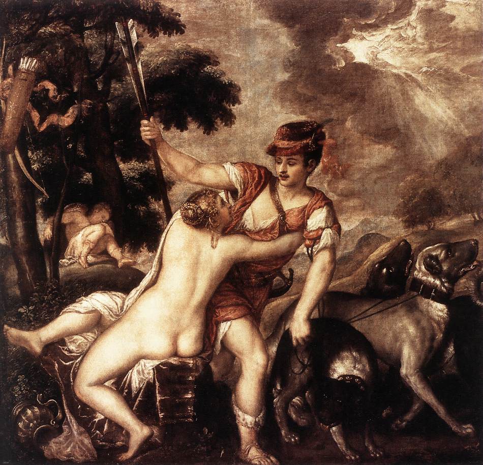 提香《Venus And Adonis》