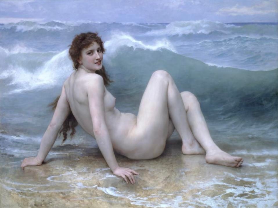 威廉·阿道夫·布格罗《Wave》（波浪）