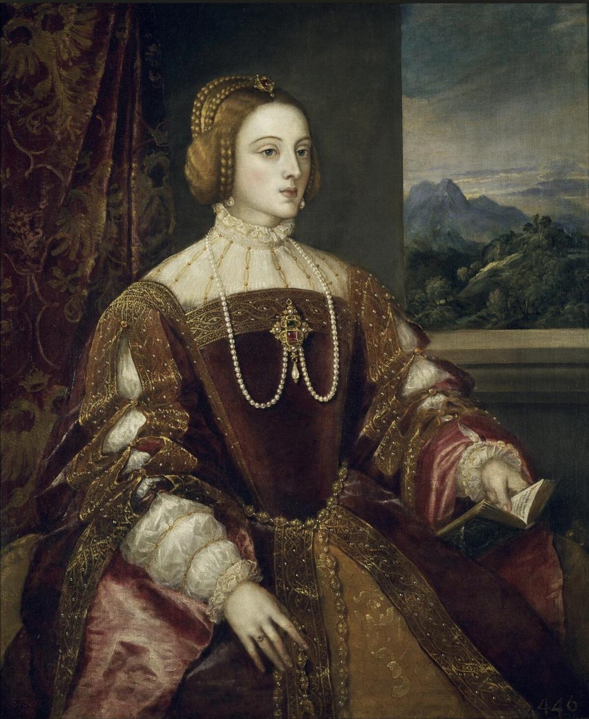 提香《Empress Isabel of Portugal》（葡萄牙伊莎贝尔皇后