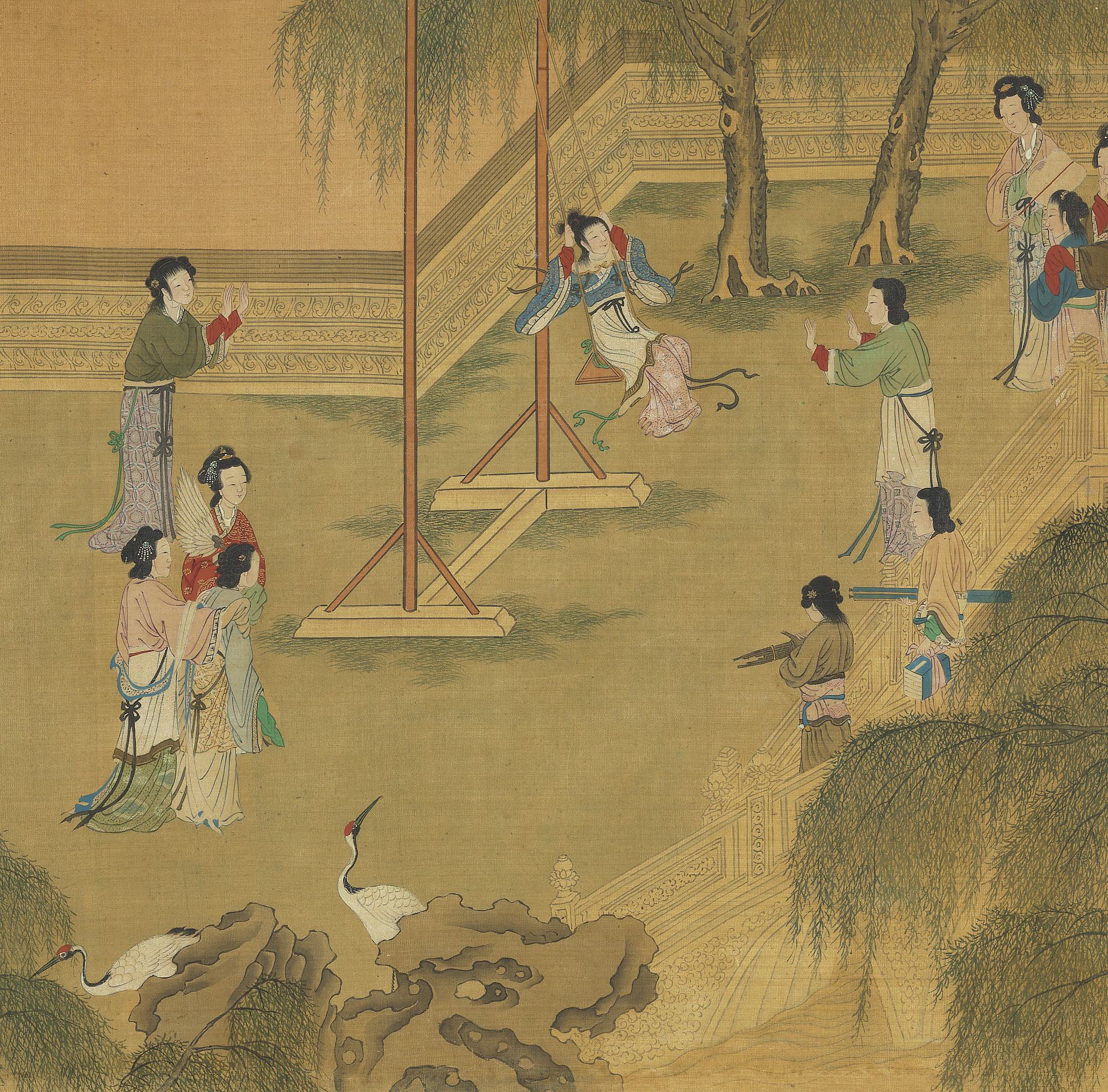 仇英《百美图》卷
