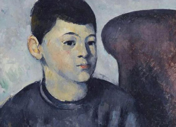 塞尚 《The Artist's Son》(艺术家的儿子)