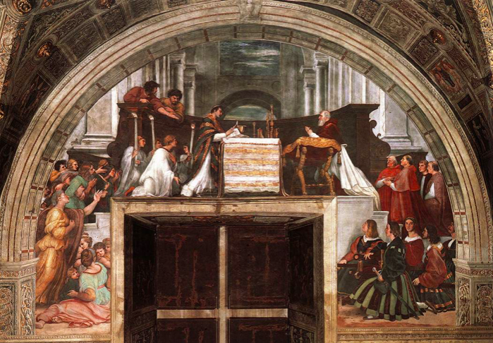 意大利 拉斐尔作品《民众在博尔塞纳》赏析