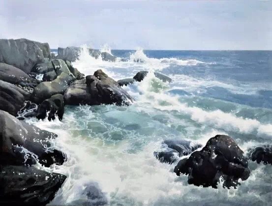 黄有维作品《海》