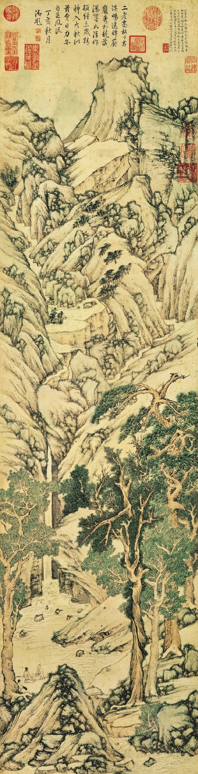 文徵明《千岩竞秀图》