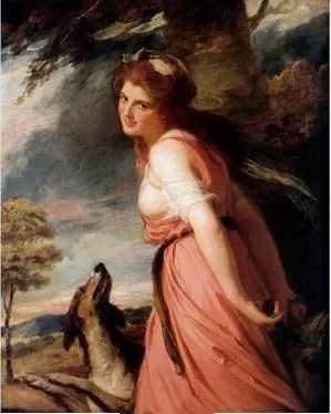 罗姆尼《Lady Hamilton As Circe》(汉密尔顿夫人）