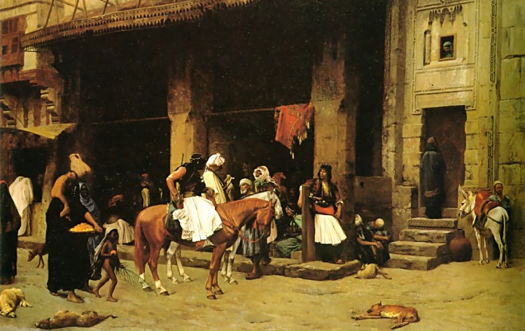 让·莱昂·热罗姆《A Street Scene In Cairo》