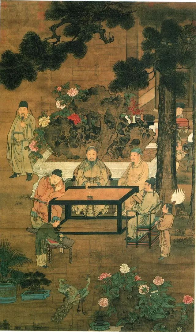 宋 佚名 十八学士图