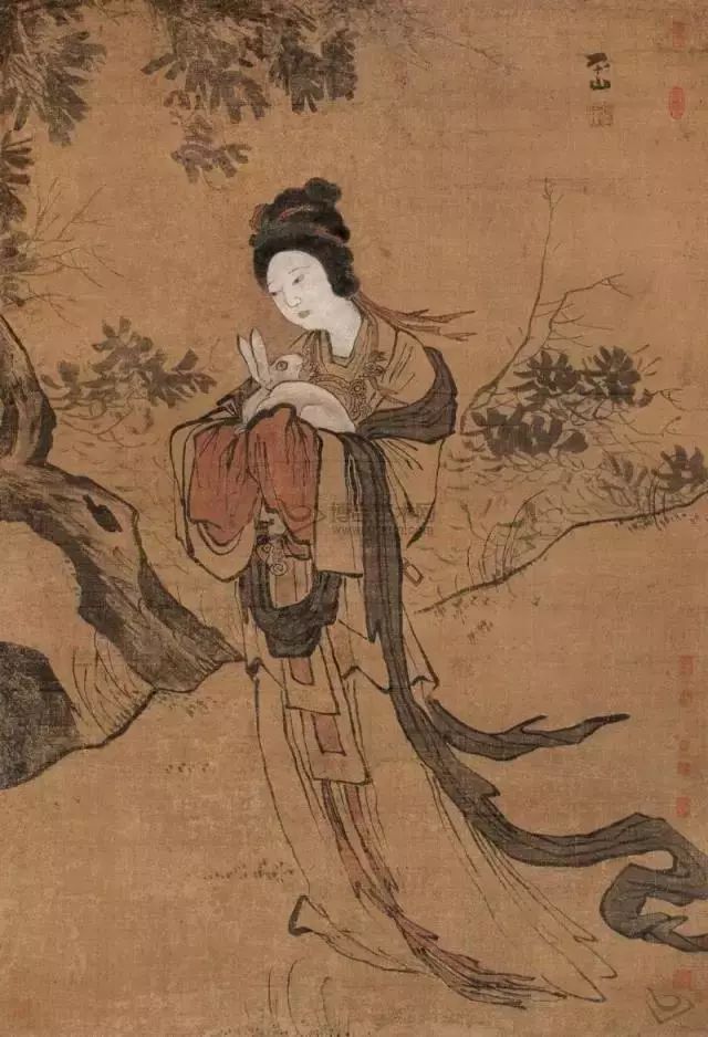 明 张路《月殿嫦娥图》