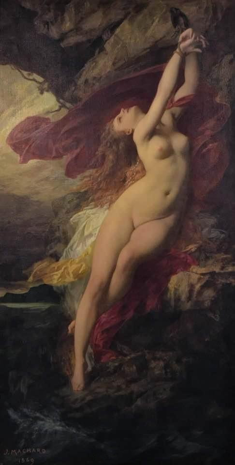 Jules Louis Machard《Angelica Attached To