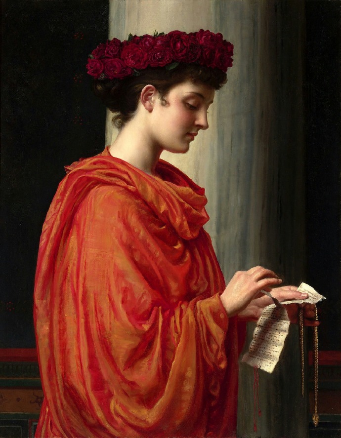 Edward Poynter《Barine》（巴丽娜）