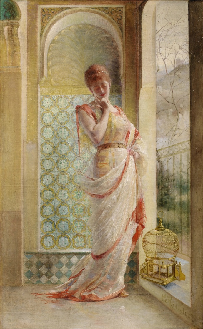 Edouard Frederic Wilhelm Richter《The Bir