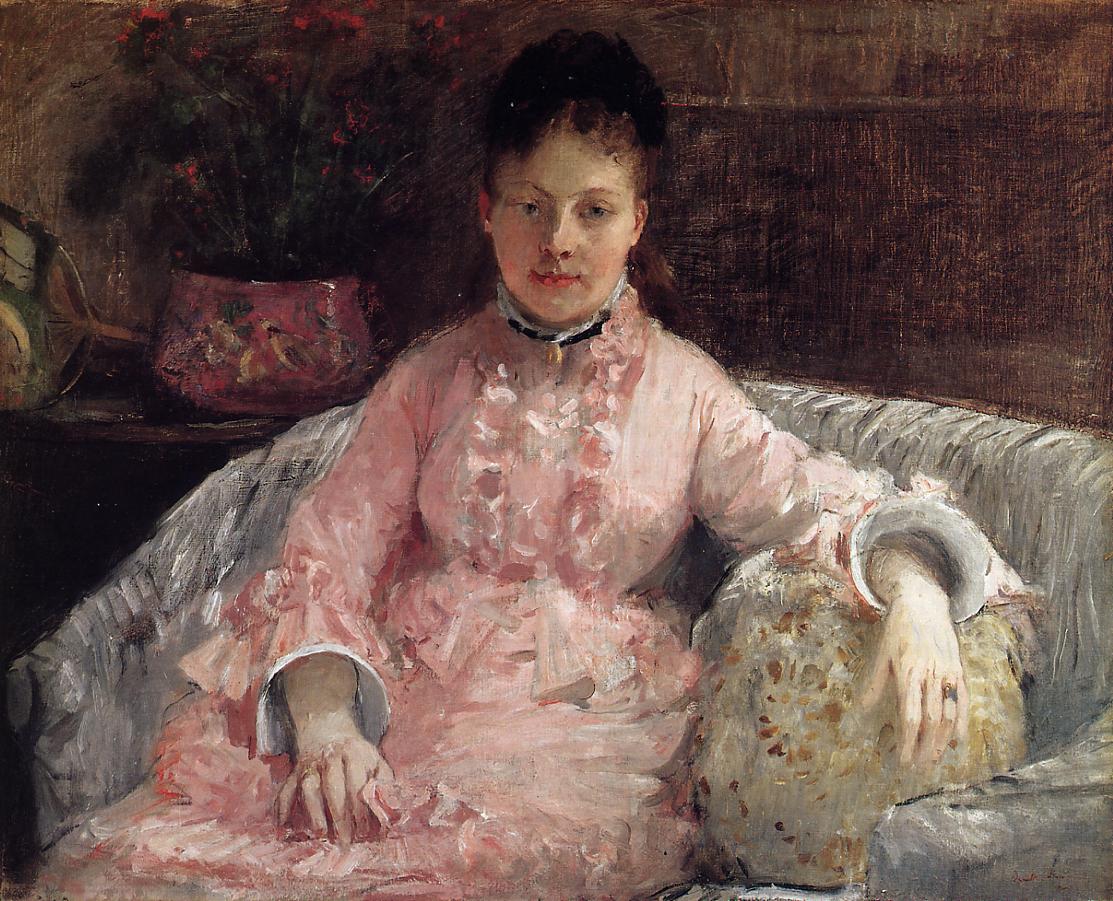 Berthe Morisot《Portrait of A Woman In A 