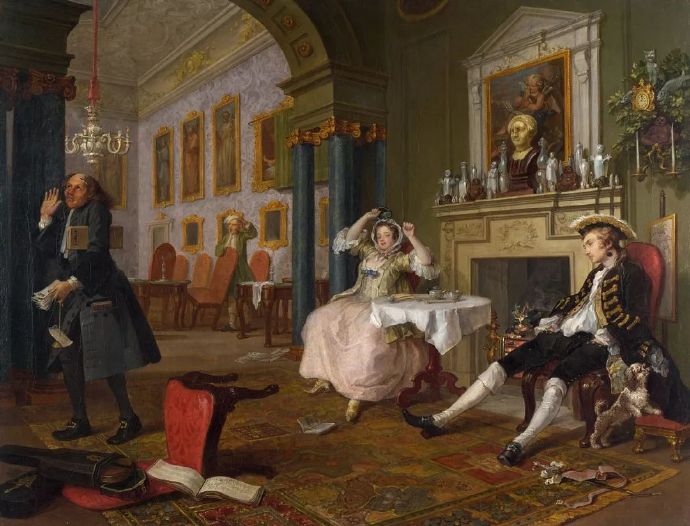 威廉 贺佳斯 《Marriage A La Mode》（婚后不久）