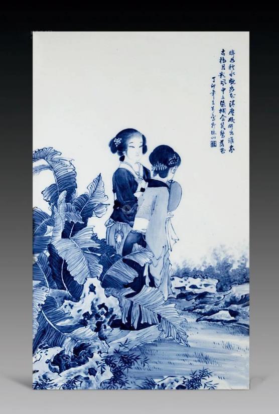 青花瓷经典纹饰介绍：仕女纹