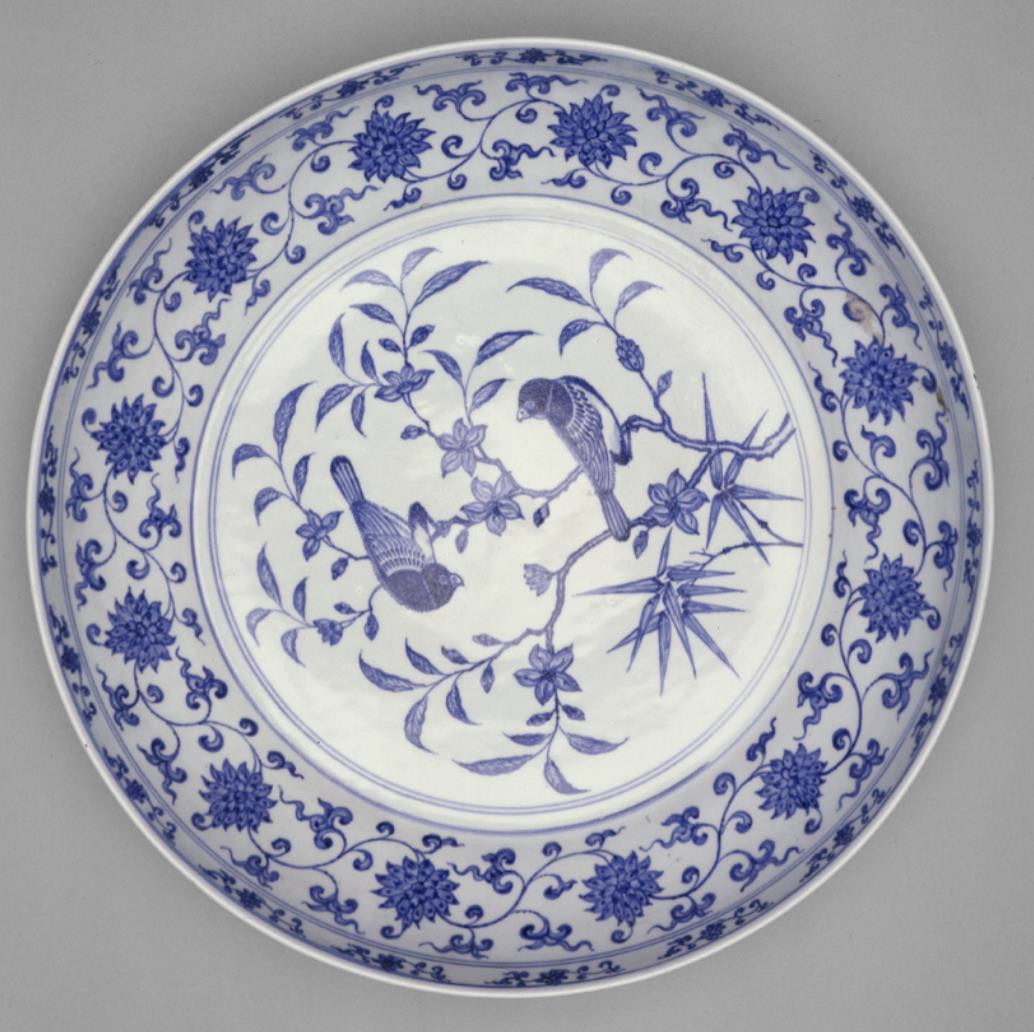 青花瓷经典纹饰介绍：花鸟纹