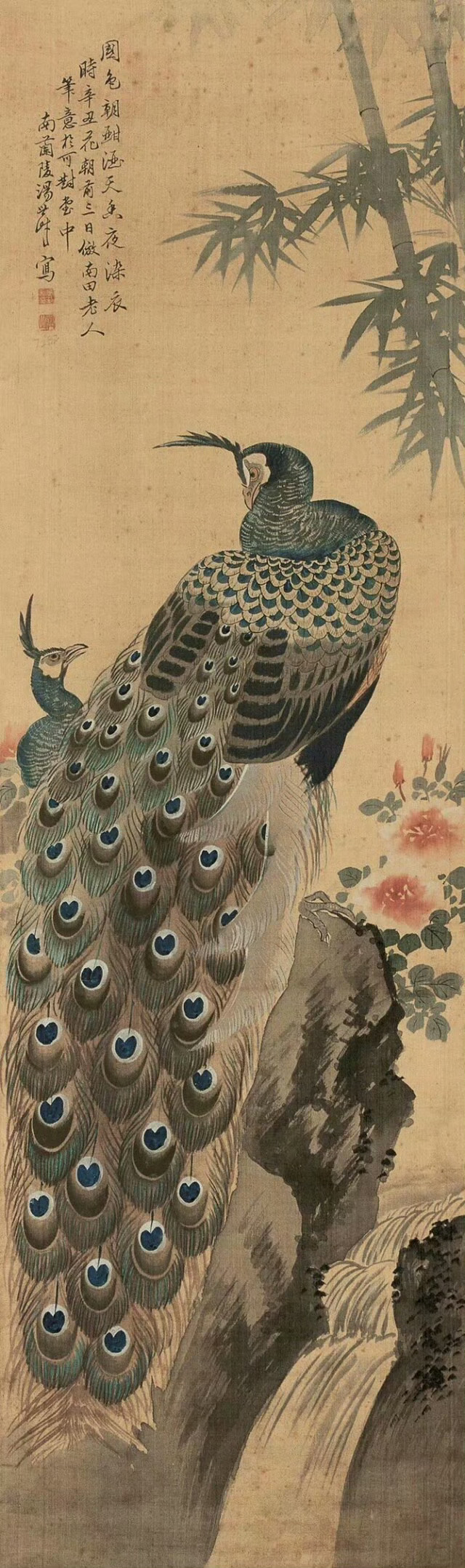 清 汤世澍《花鸟画》