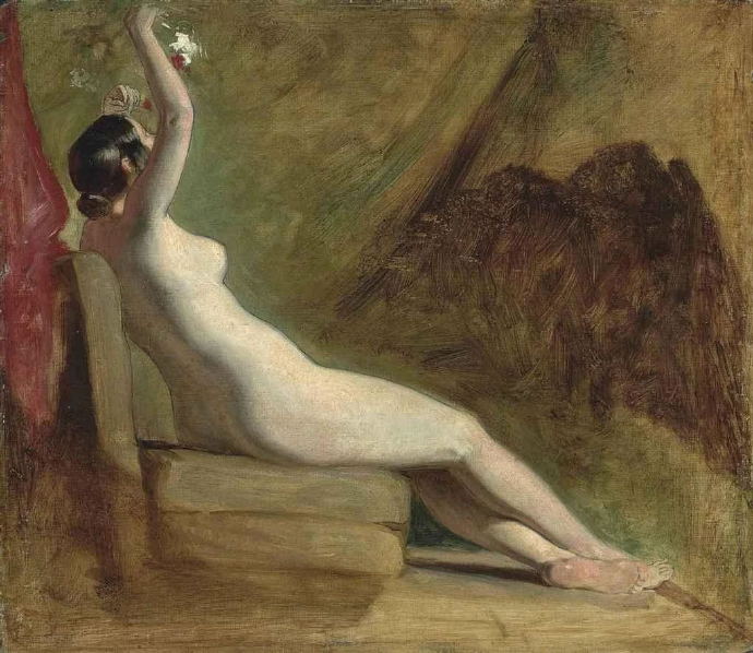 威廉·埃蒂《坐姿女性裸体》（Seated Female Nude）