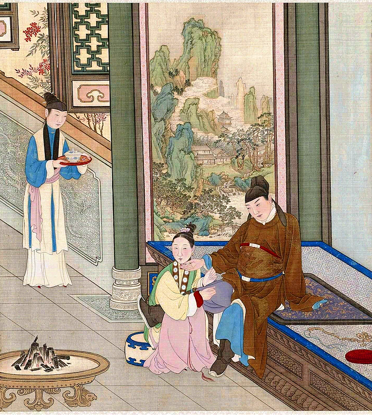 “乾隆燕寝怡情”图册中的古代家具之七