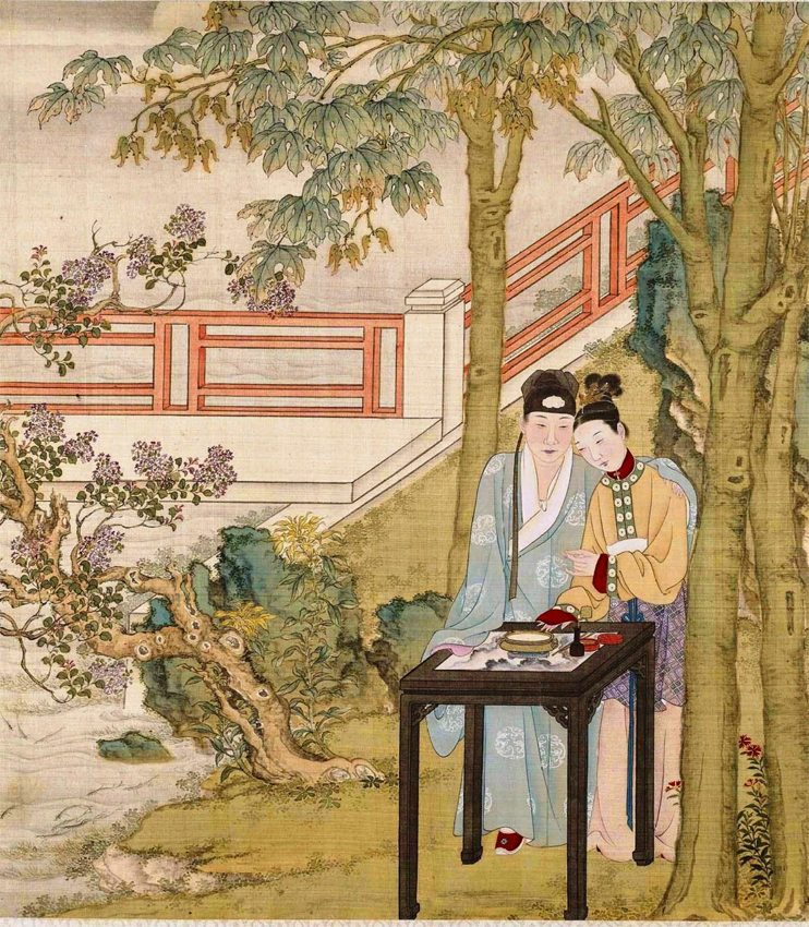 “乾隆燕寝怡情”图册中的古代家具之八