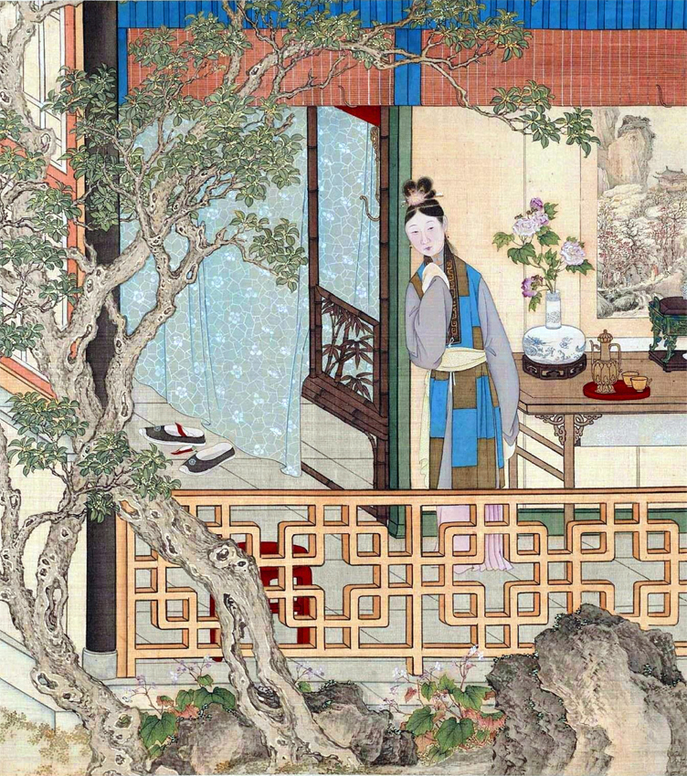 “乾隆燕寝怡情”图册中的古代家具之十一