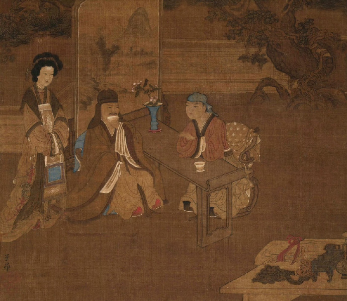 藏在古画里的明代“老友局”