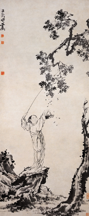 闵贞《采桑图》