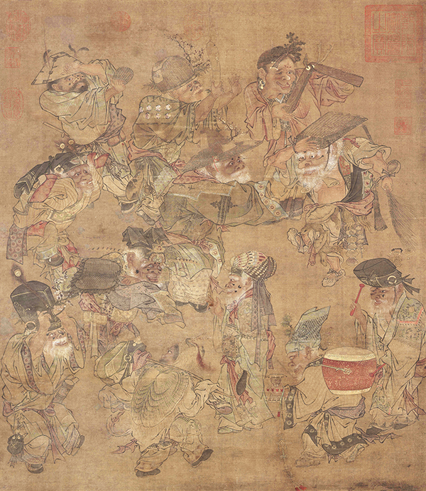 北京故宫博物院收藏《大傩图》