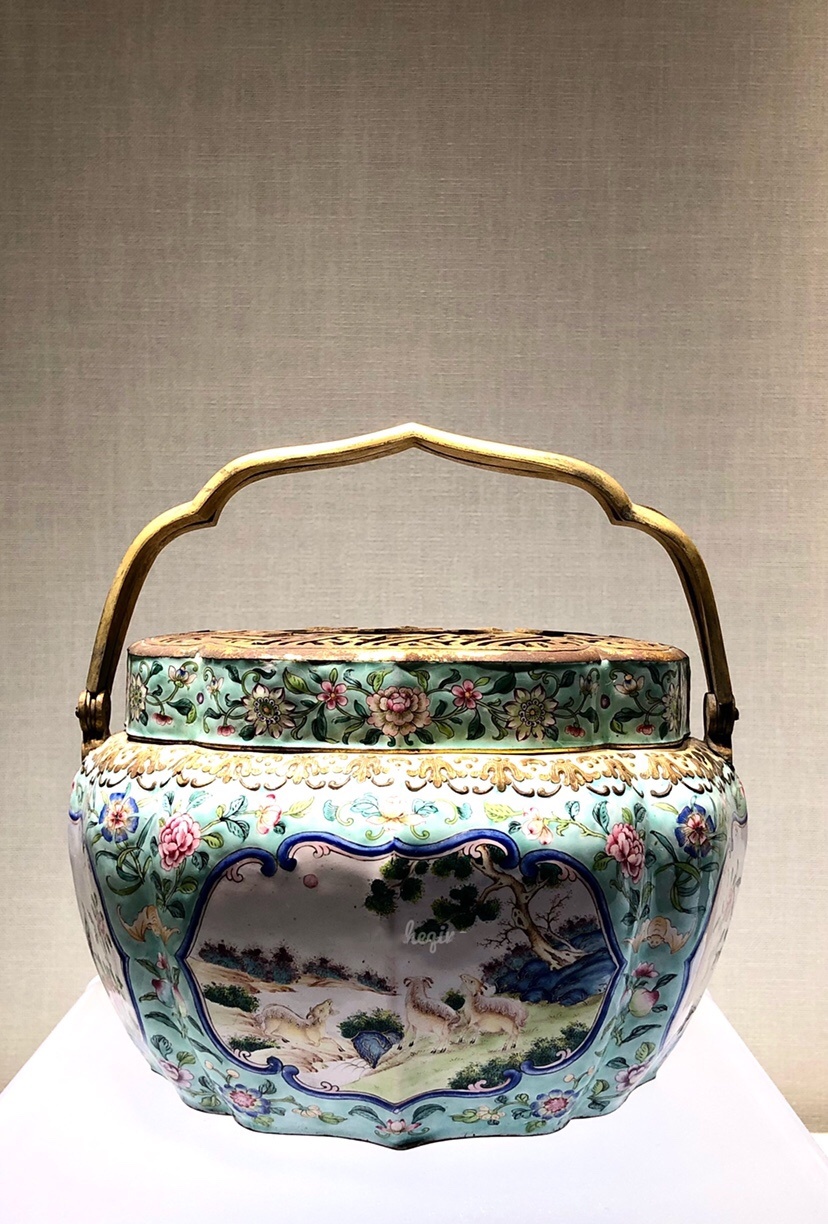 珍宝馆*清宫旧藏*画珐琅工艺品