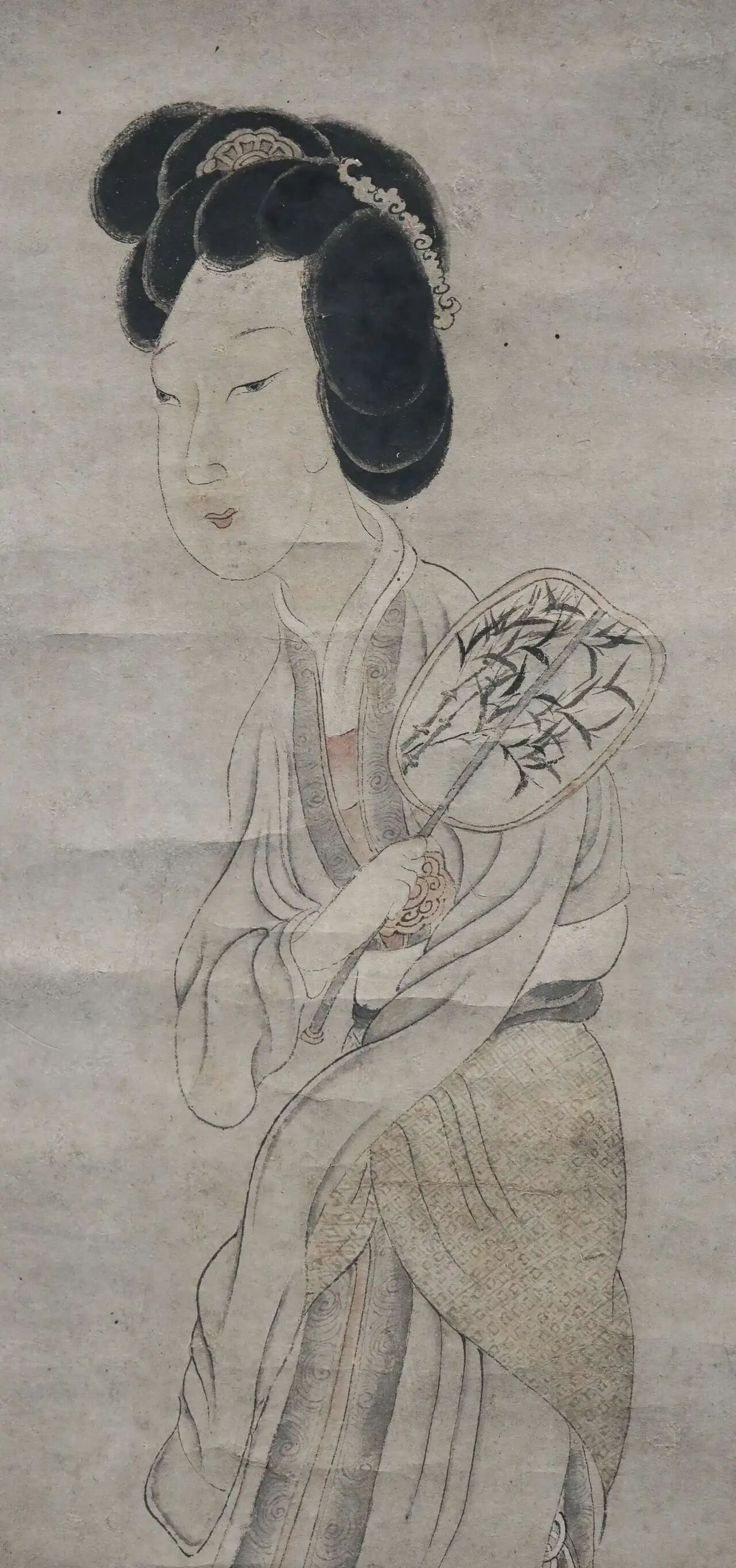 明-陈洪绶《仕女图》