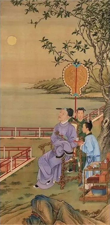 《高宗赏月图》