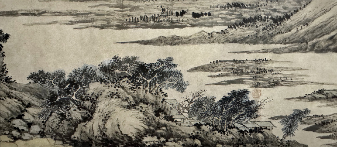 明 沈周《湖山佳趣图》