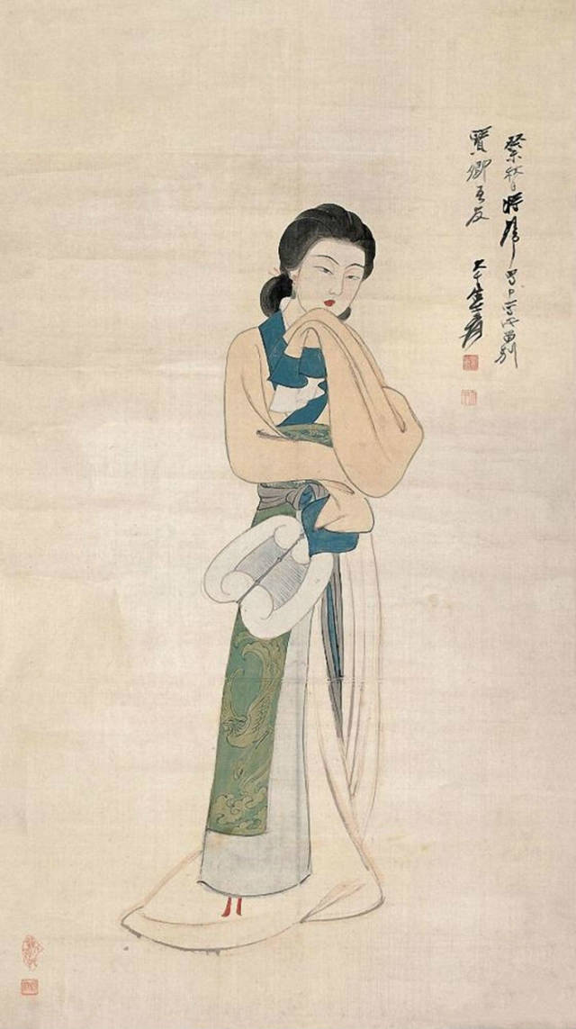 张大千笔下的仕女图（2）
