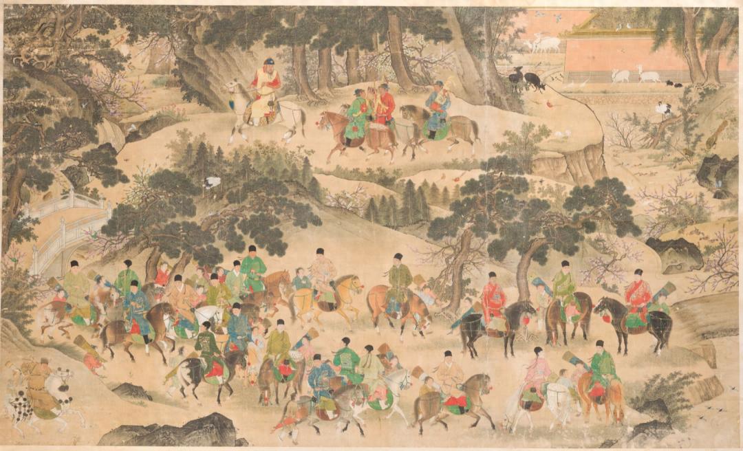 商喜《明宣宗行乐图》