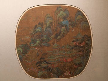 元 佚名《山殿赏春图》