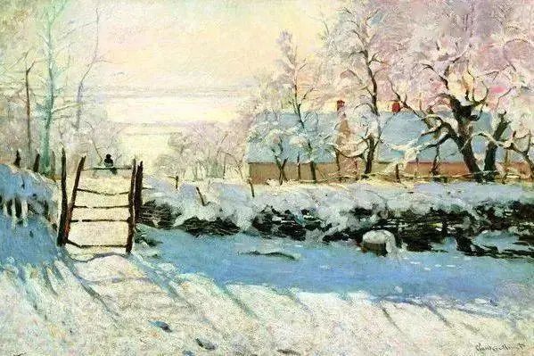国外艺术画中的冬雪印象（1）