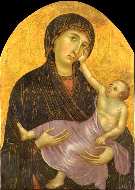 奇马布埃《Madonna With Child》（圣母子）