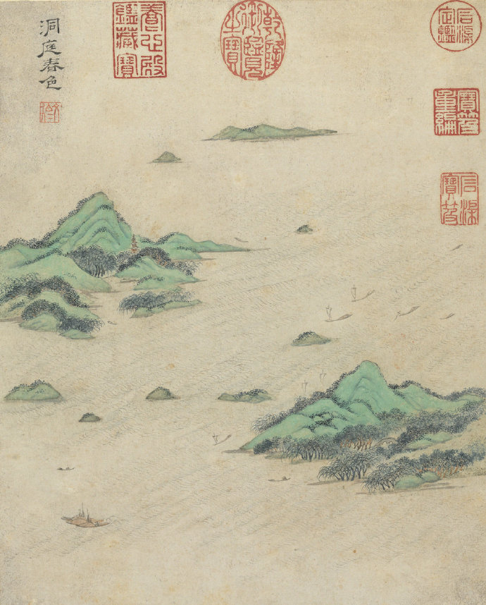 明·文伯仁《姑苏十景册》台北故宫博物院