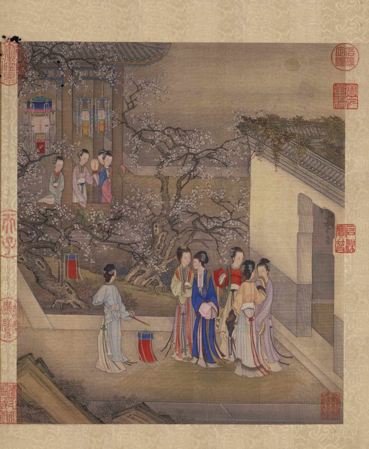 清廷画家陈枚之《月曼清游图册》
